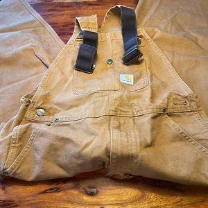 Carhartt Boy’s size 16 cavas overalls